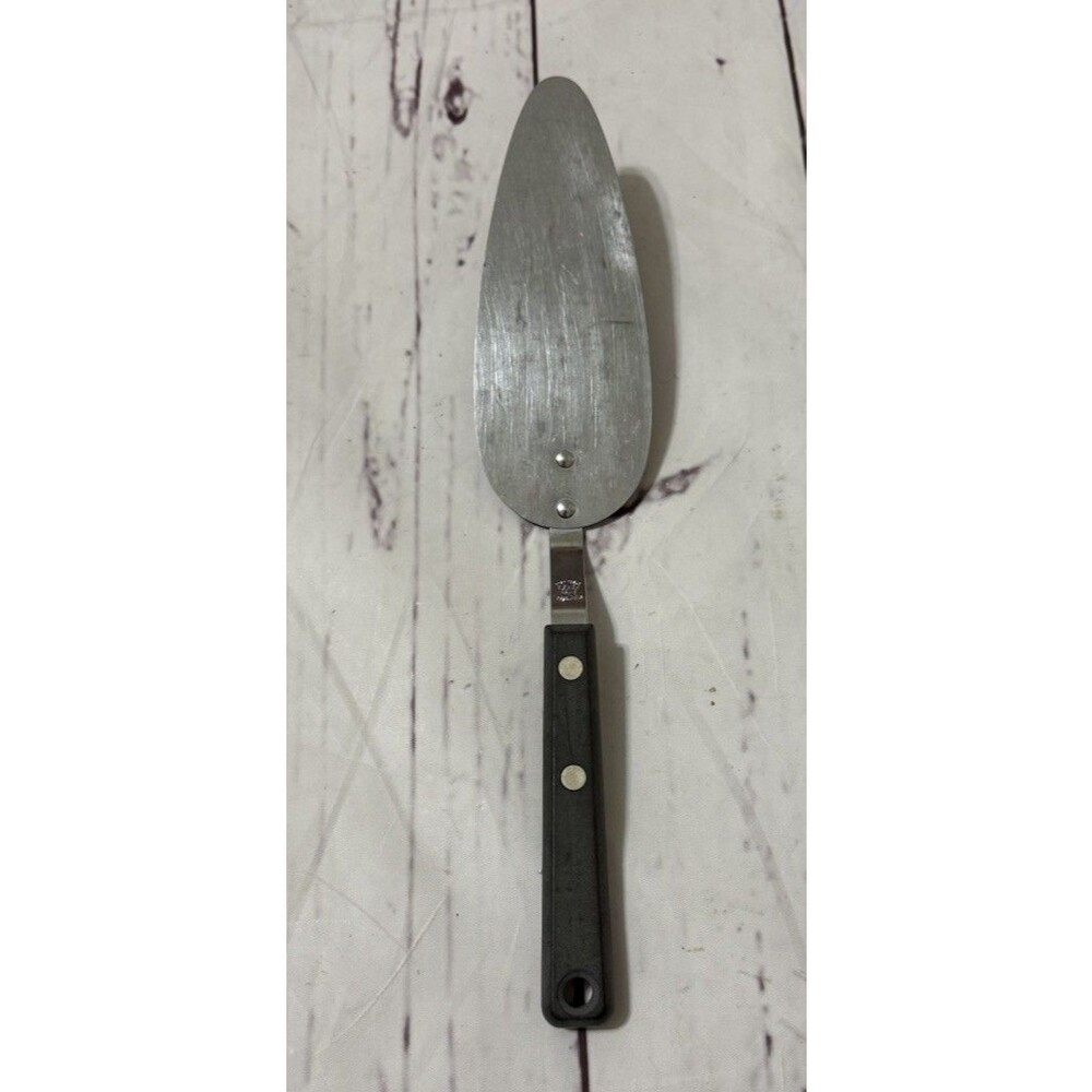 EKCO FORGE Vtg Black Pie/ Serving SPATULA Kitchen Utensil STAINLESS STEEL